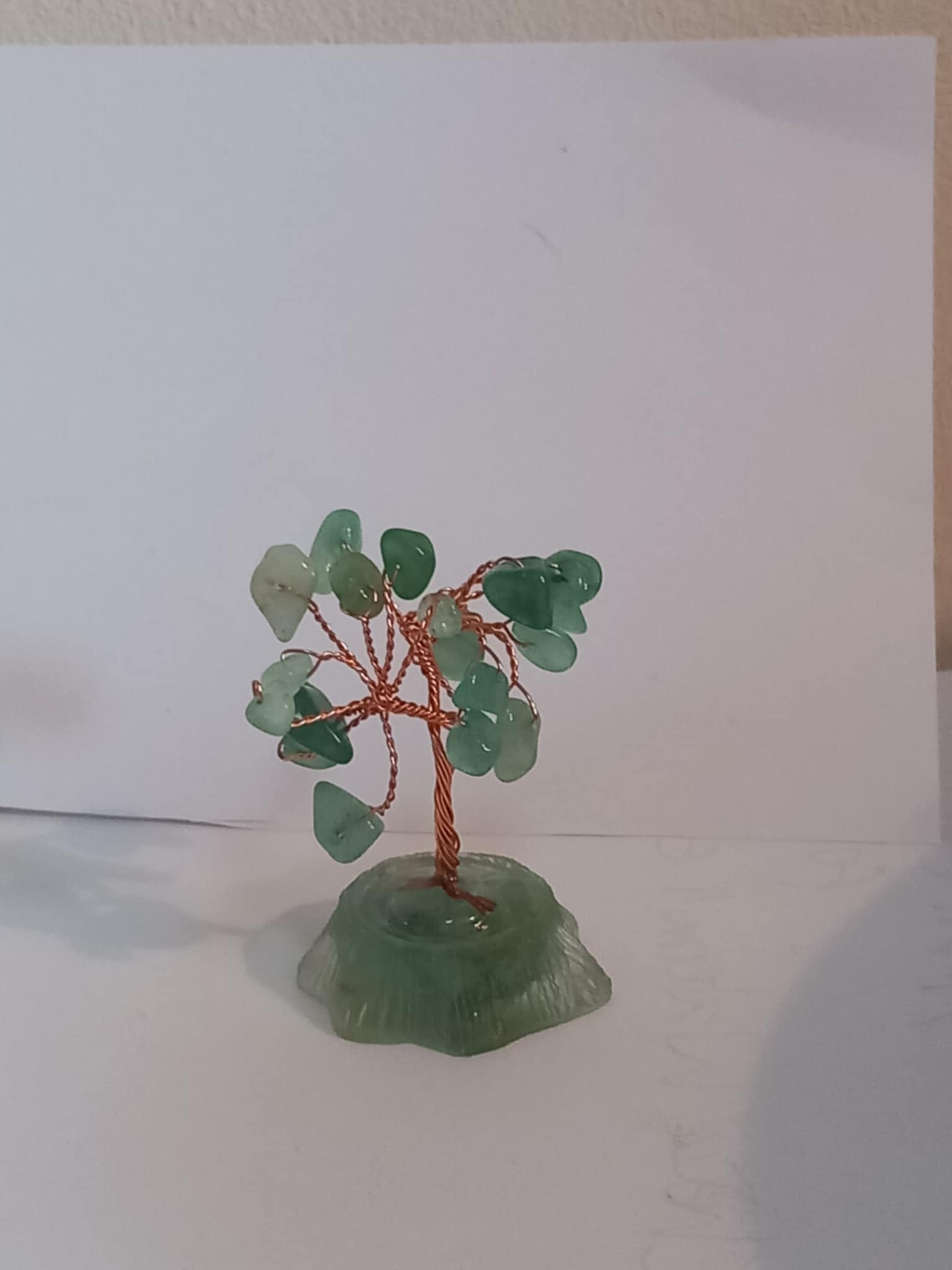 Green Aventurine Crystal Tree | Handmade Copper Wire | Natural Stone Gift | Tadley Crafts UK
