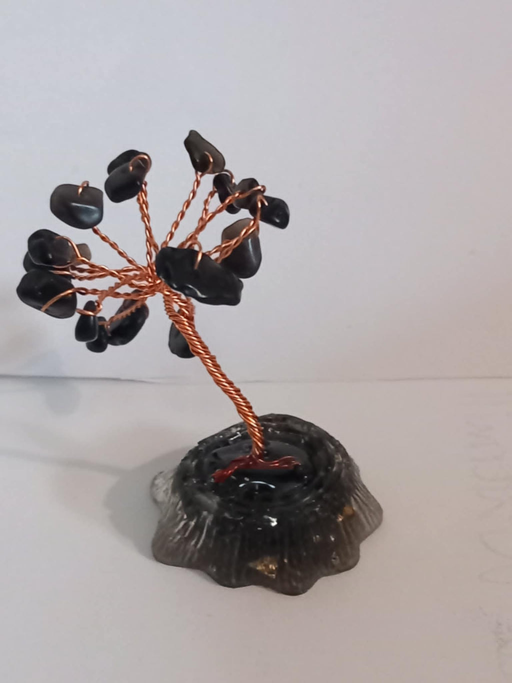 Black obsidian tree