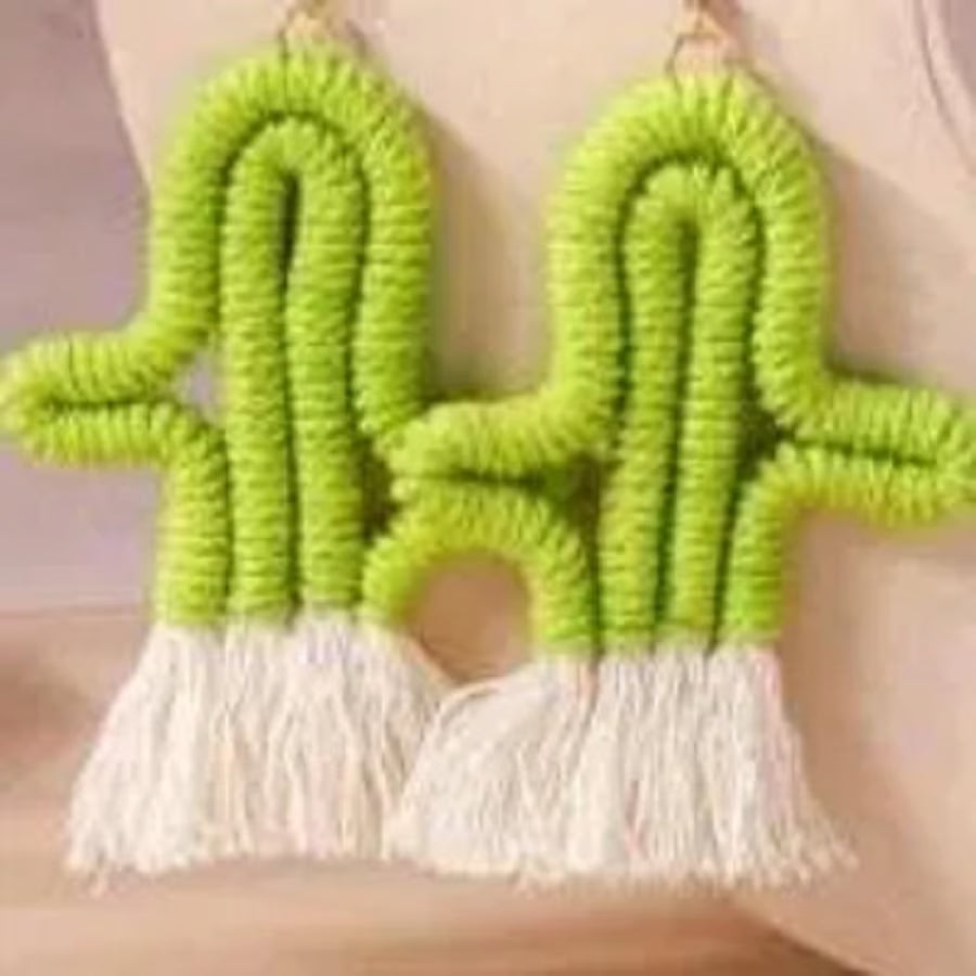 Back of Cactus earrings
