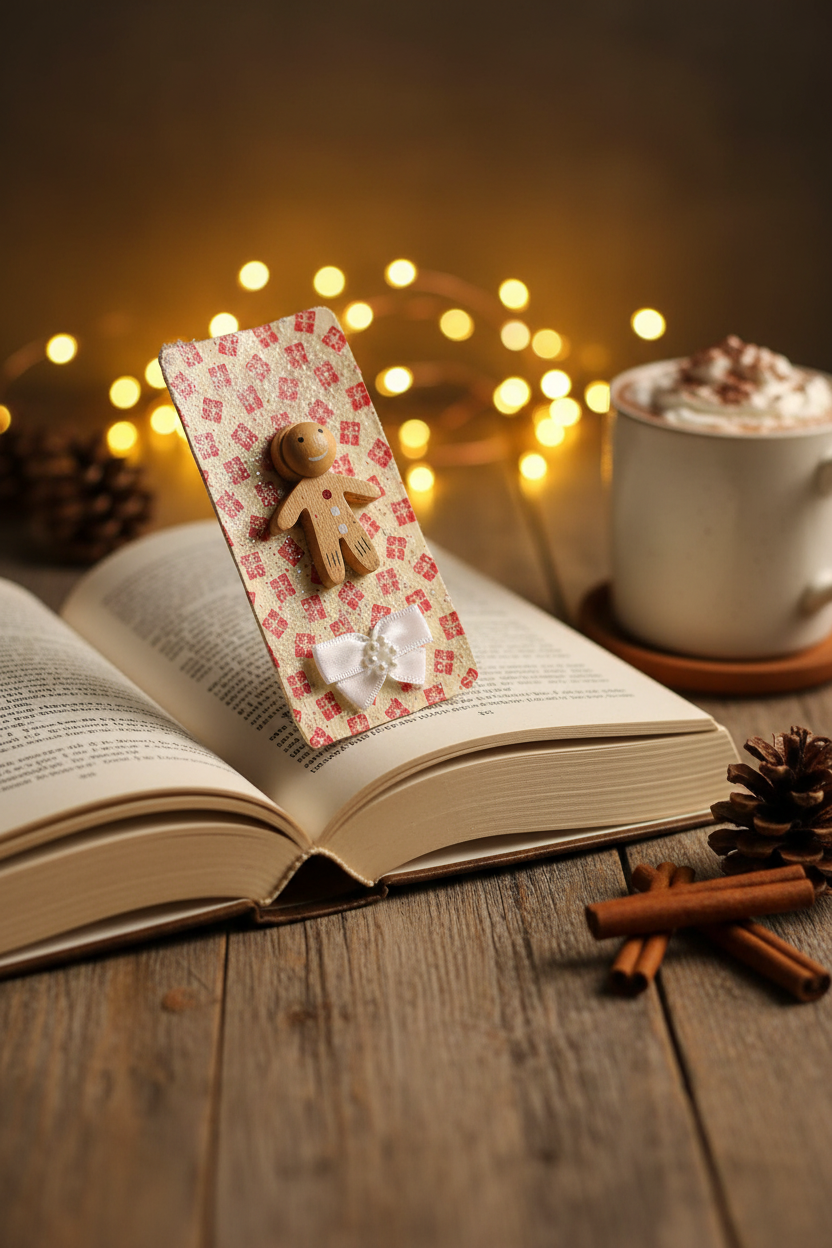 Christmas Gingerbread Man Bookmark Lifestyle