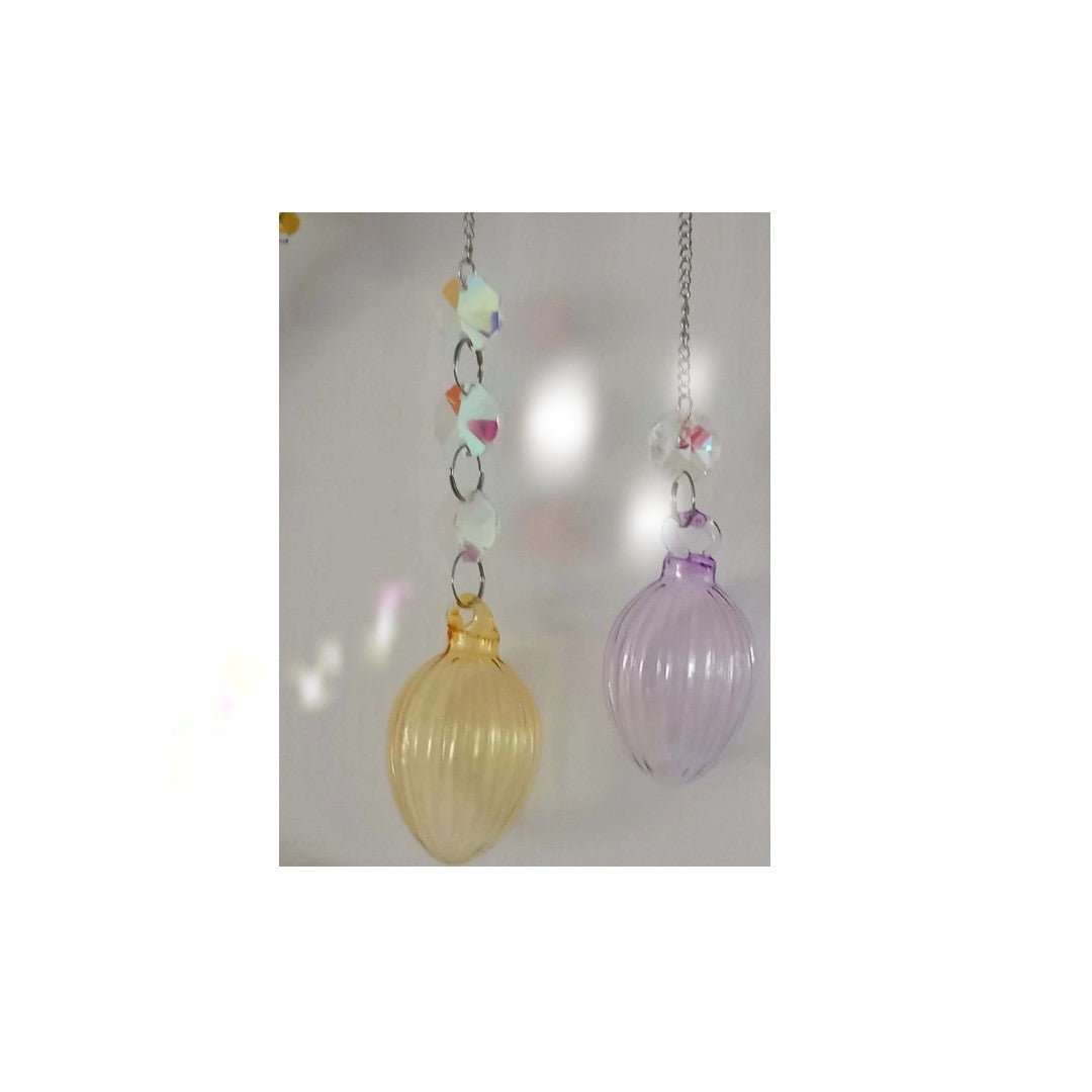 Easter Sun Catcher Easter Egg Suncatcher glass Beads Brand New - Tadley crafts
