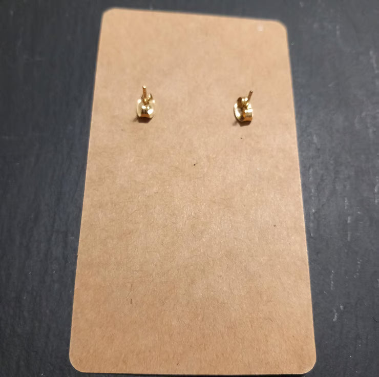 Gold earrings backs