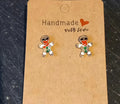 Christmas Gingerbread Man Earrings – Enamel | Gift for Her | Jewellery UK
