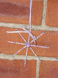 Hanging Purple Beaded Star Suncatcher glass Beads Brand New - Tadley crafts