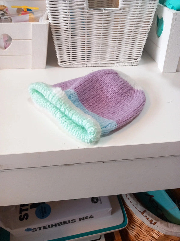 Baby's Wool Knitted Hat Age 6 Months - 3 Years | Handmade OOAK Gift