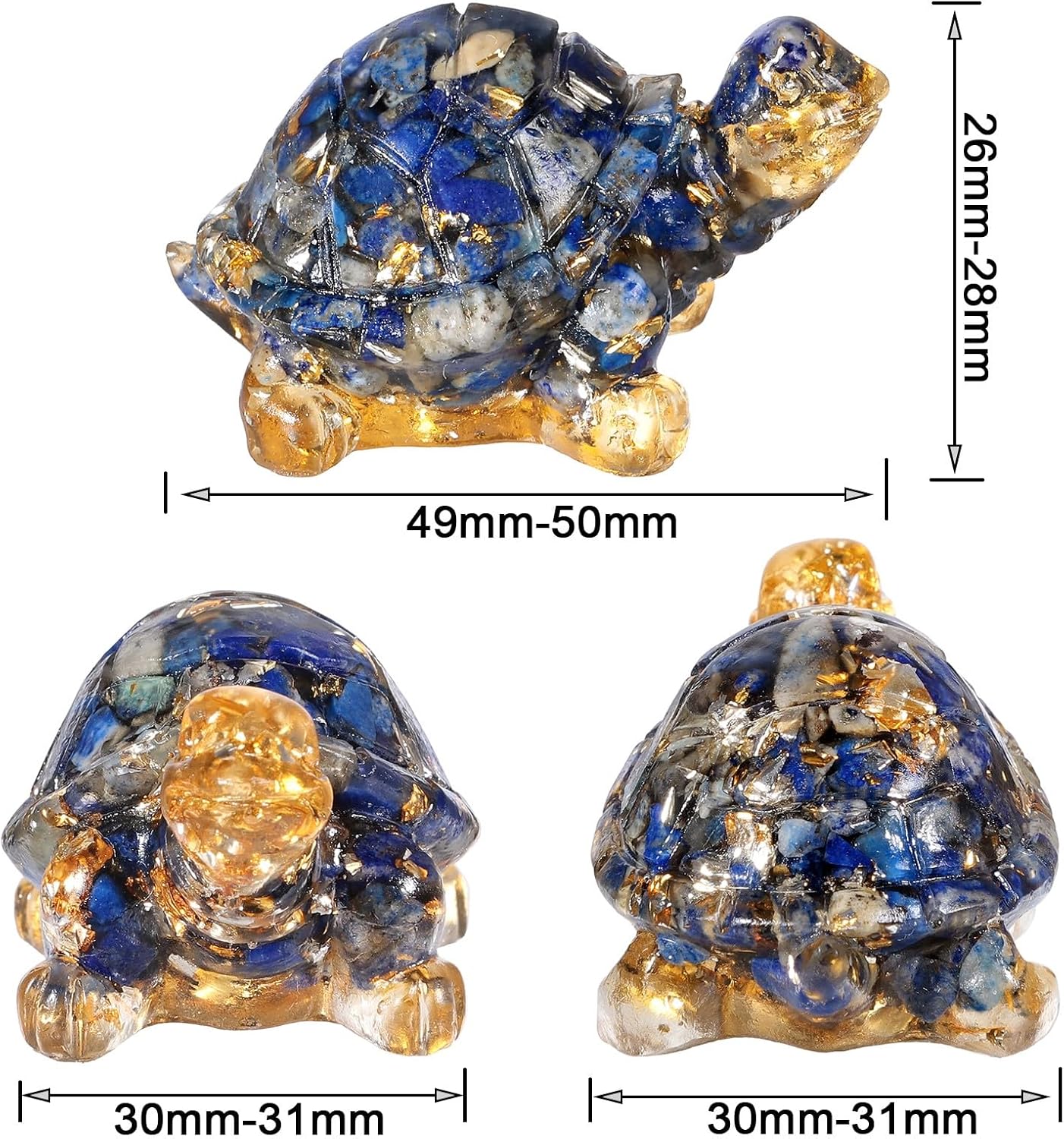 Lapis Lazuli turtle 2