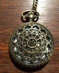Love Heart design necklace watch