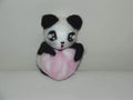 Anime Panda Needle Felt | Handmade Felted Panda | One of a Kind Gift
