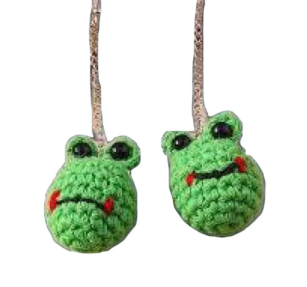 Frog dangly earrings 2