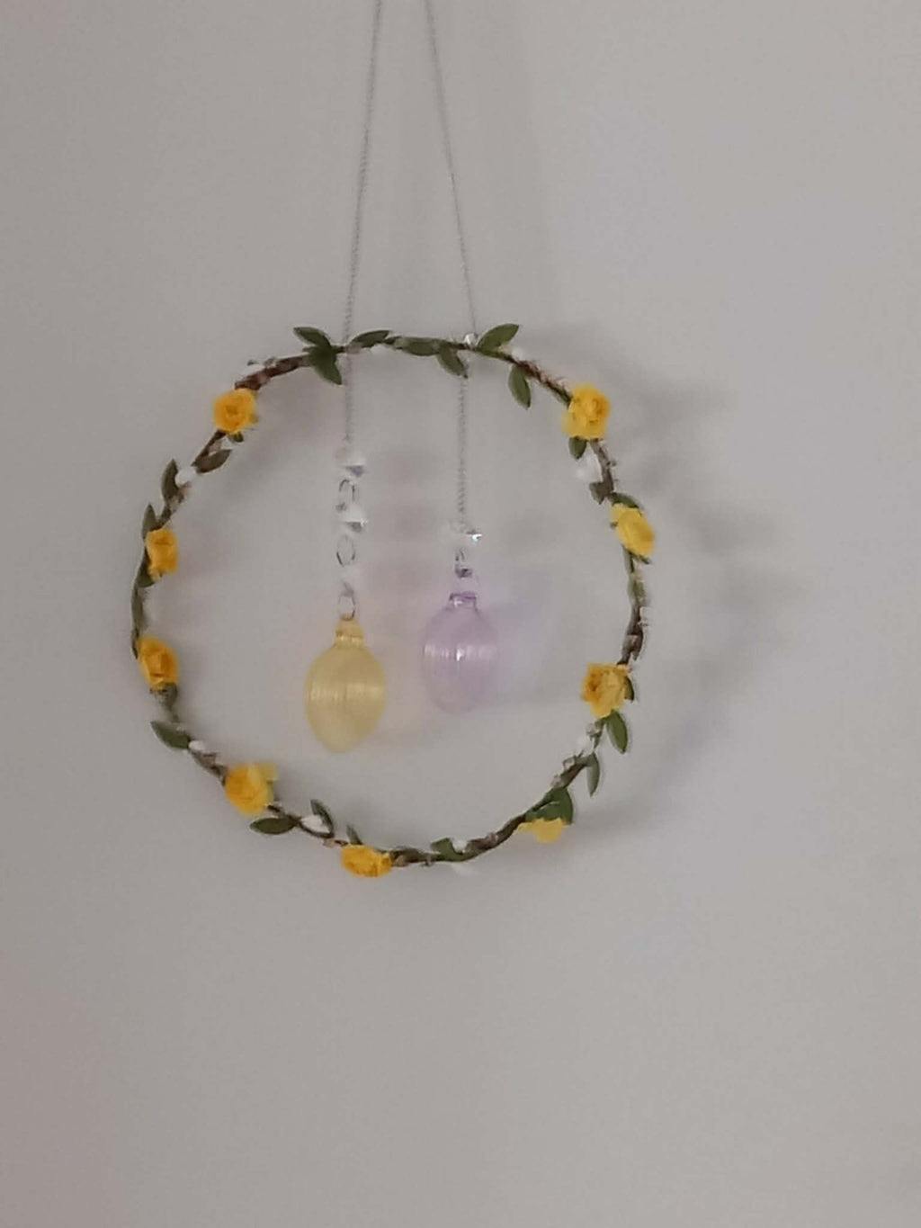 Easter Sun Catcher Easter Egg Suncatcher glass Beads Brand New