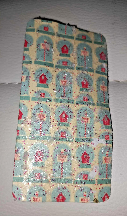 Back of Gingerbread Man bookmark #1