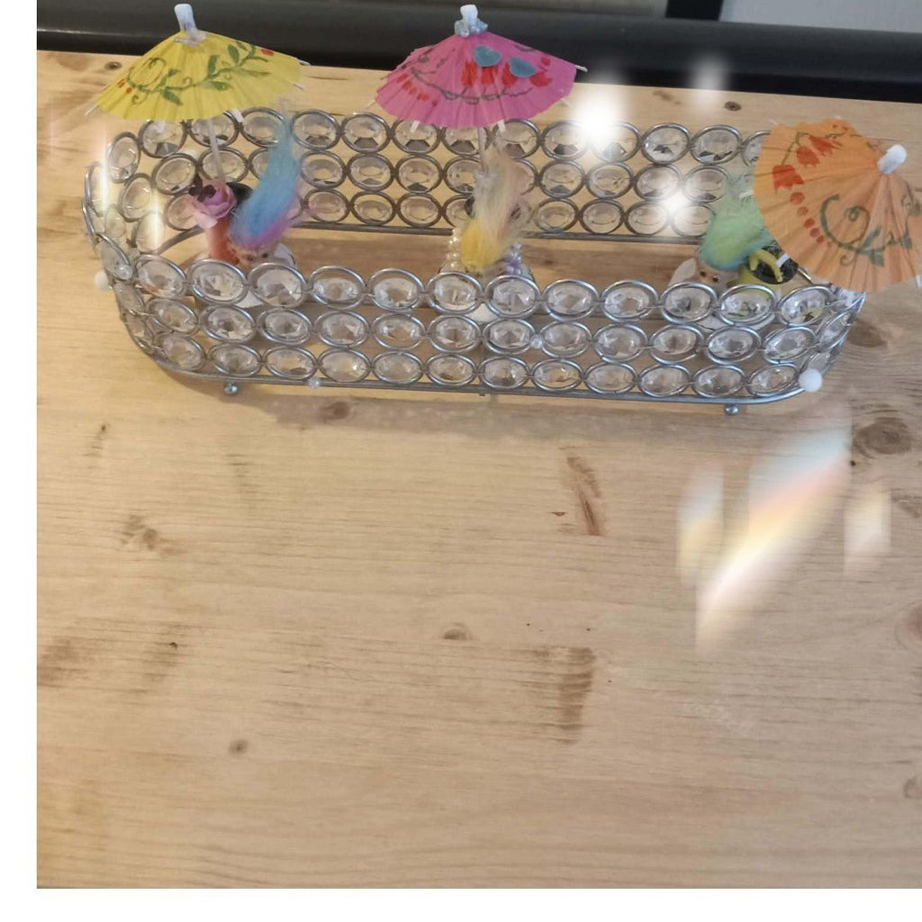 Table Sun Catcher with diorama glass Beads Brand New - Tadley crafts