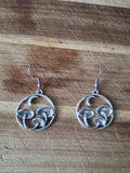 Toadstool Hoop Earrings – Handmade OOAK Gift for Her | Quirky Earrings UK