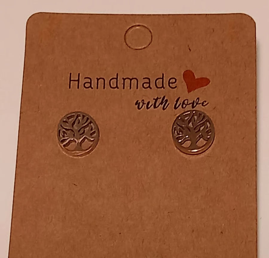 Tree of life stud earrings