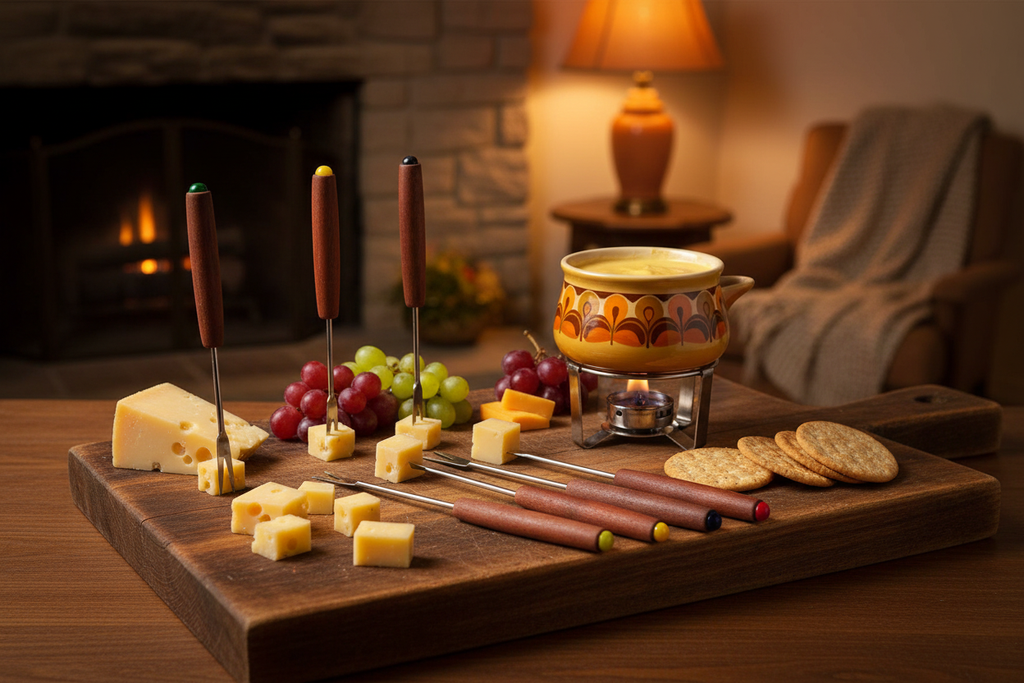 Vintage Fondue Forks Lifestyle