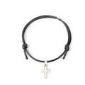 white cross cord bracelet

