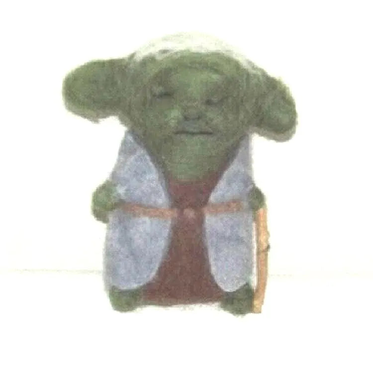 Yoda Needle Felt | Handmade Felted Yoda | One of a Kind Gift